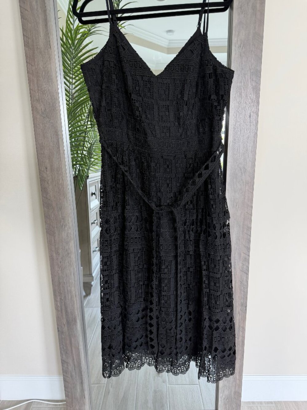 City Chic Sublime Lace Midi Dress ✨ NWT Size S=16 | Removable Sash Elegant Occas